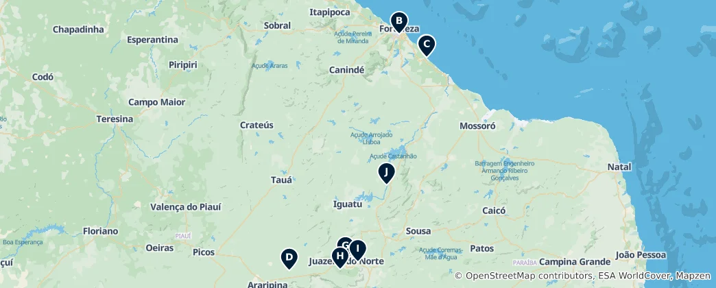 Mapa Ceará Essentials
