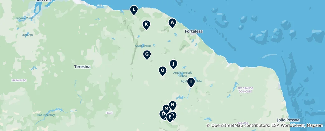 Mapa De Monuments and Landmarks
