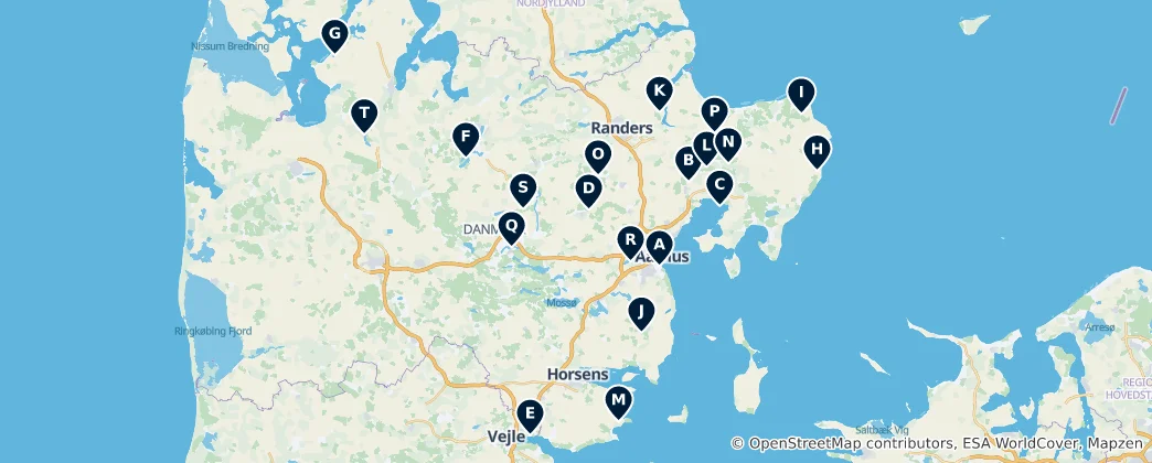 Mapa Castles and Manor Houses