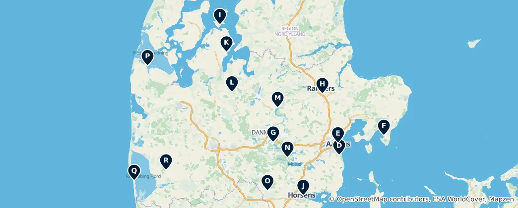 Mapa Top Museums & Galleries