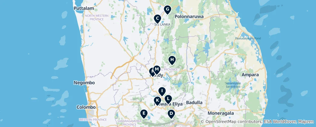 Mapa Central Province Essentials
