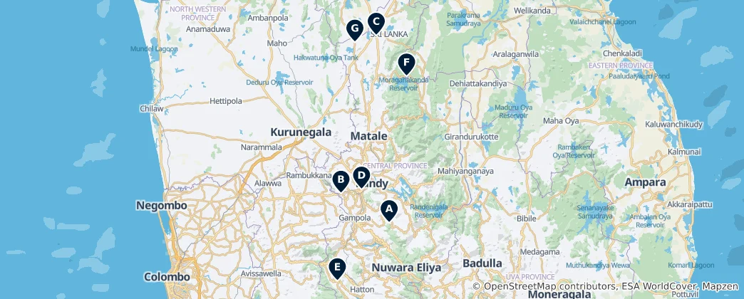 Mappa di Hidden Statues & Monuments