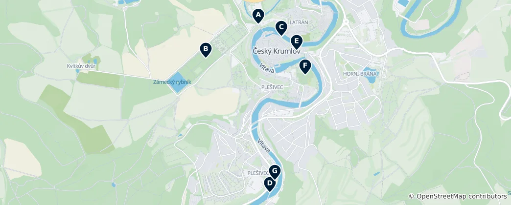 Map of Scenic Outdoor Spots