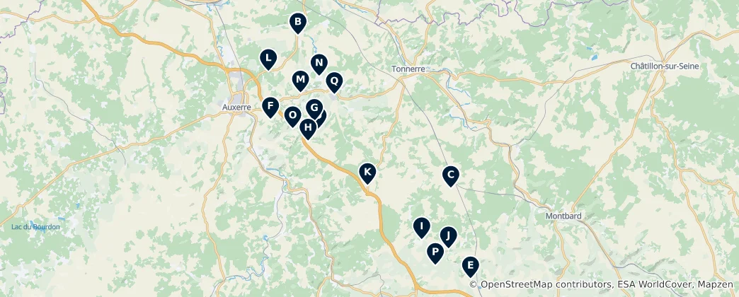 Карта Historic Churches and Monasteries