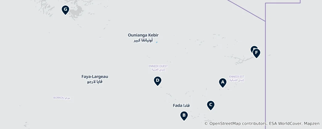 Map of Ancient Chad