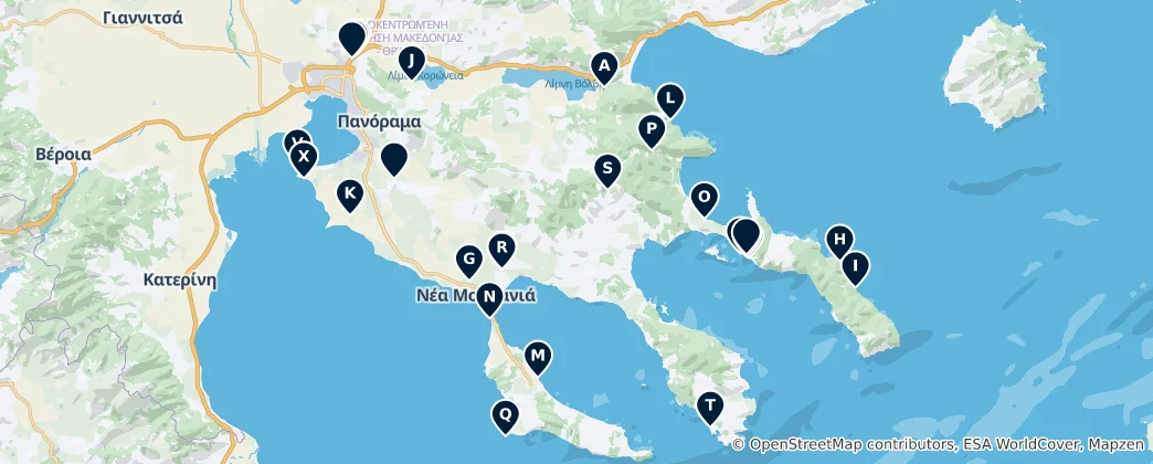 Mappa di Ancient Ruins and Historical Sites