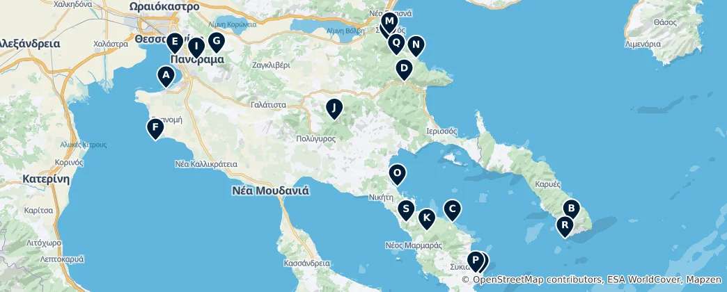Map of Scenic Viewpoints and Peaks