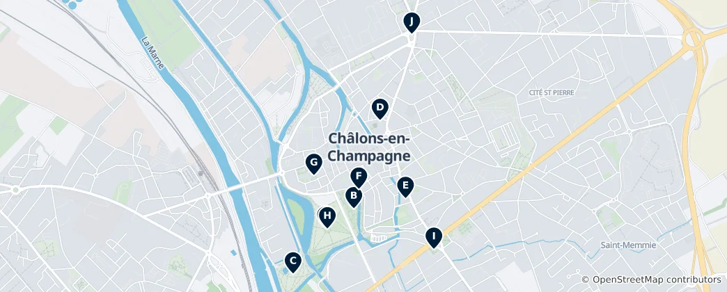 Map of Parks & Squares