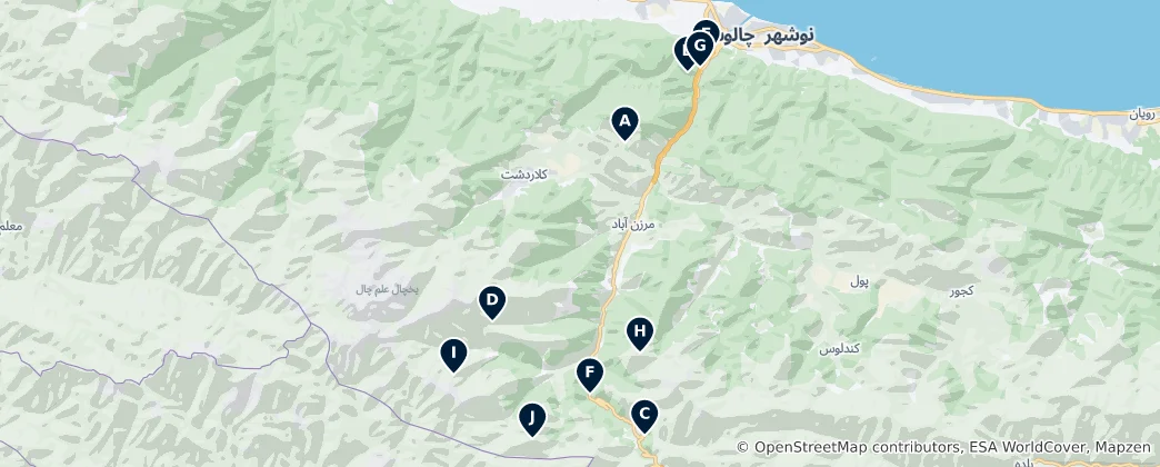 Mappa di Nature & Adventure in Chalus
