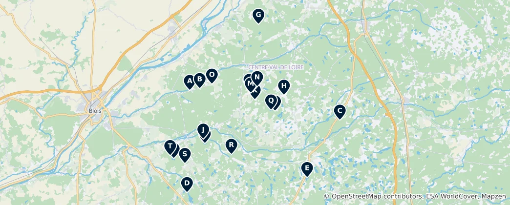 Map of Nature and Water Havens