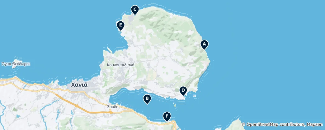 Karte von Best Beaches and Bays