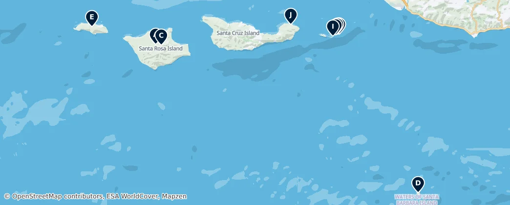 Channel Islands National Park Essentials — mapa