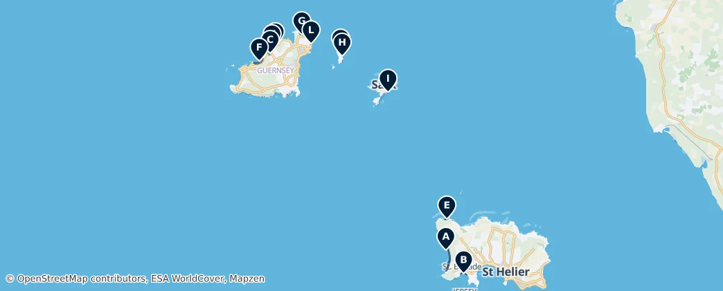 Best Beaches — Térkép