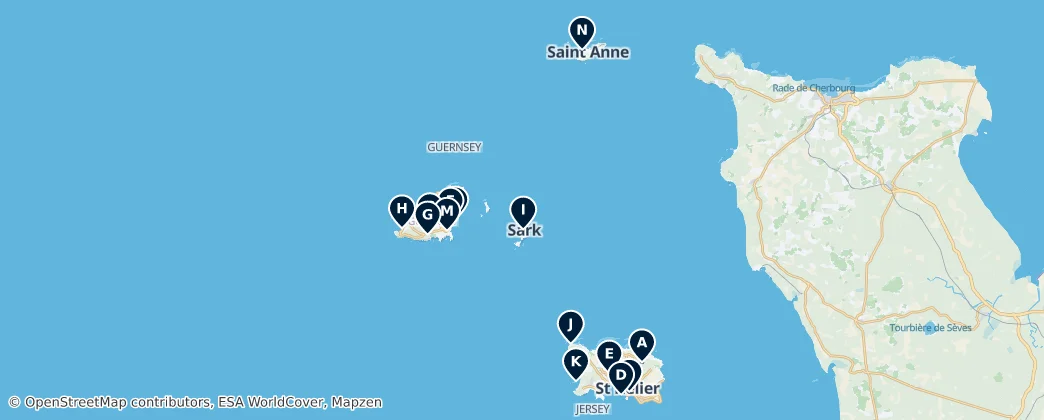 Channel Islands Essentials — Térkép
