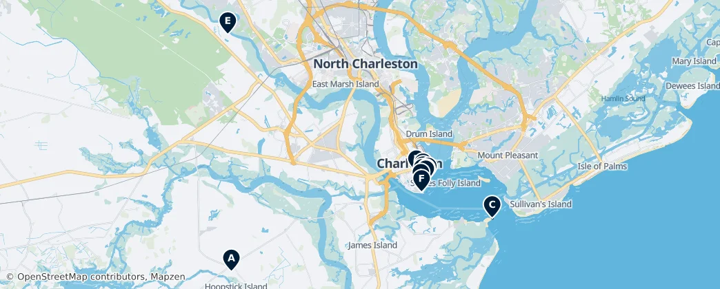 Charleston Essentials — Karte