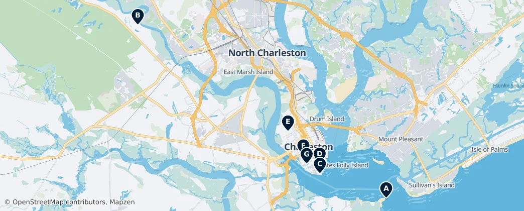 Parks & Coastal Nature – Mapa