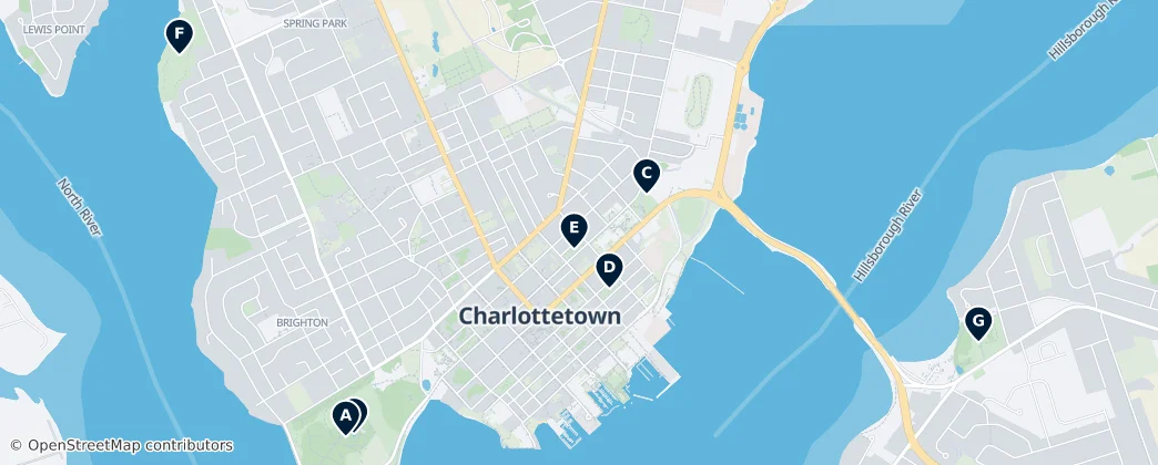 Tranquil Parks & Ponds — Map