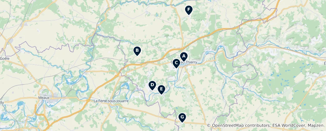 Karte von Historic Town Halls