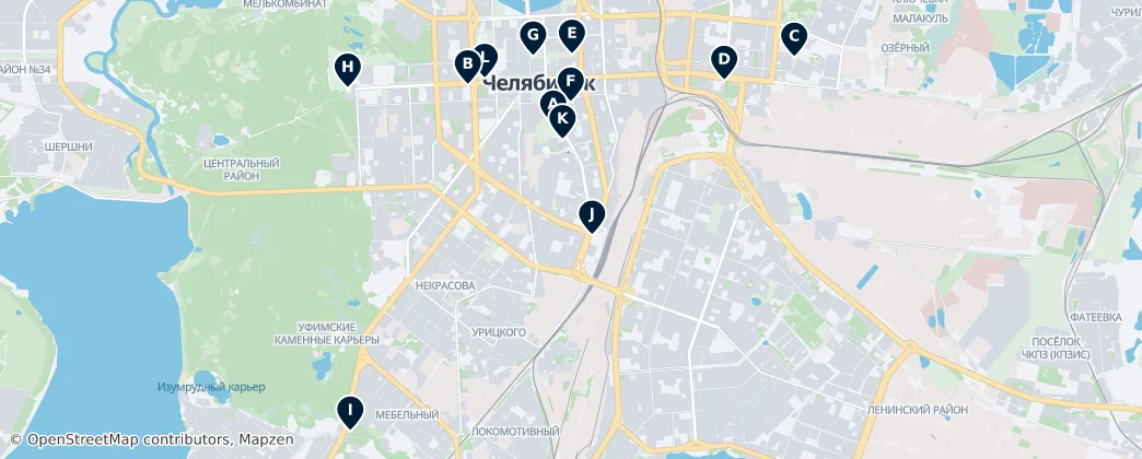 Memorials and Monuments — 地图