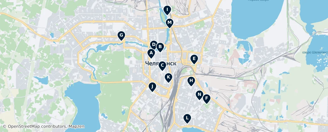Parks and Green Spaces — 地图