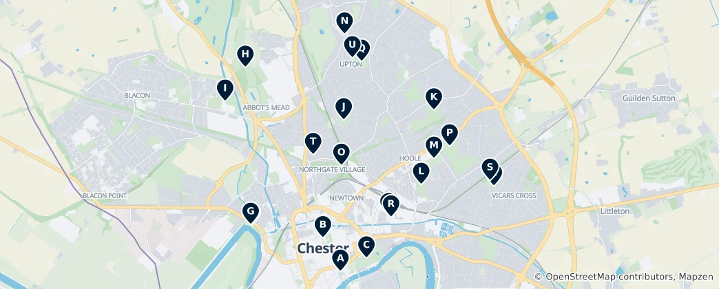 Mapa de Parks and Recreation