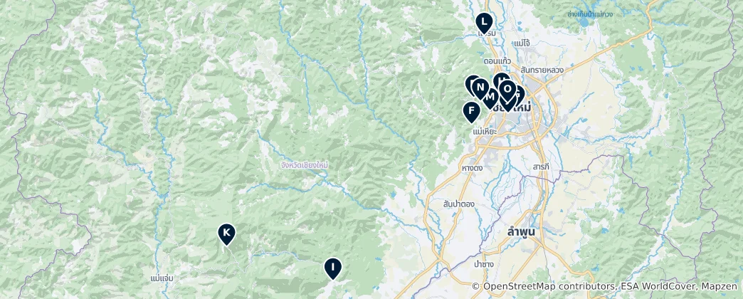 Mapa de Historic Temples & Sacred Sites