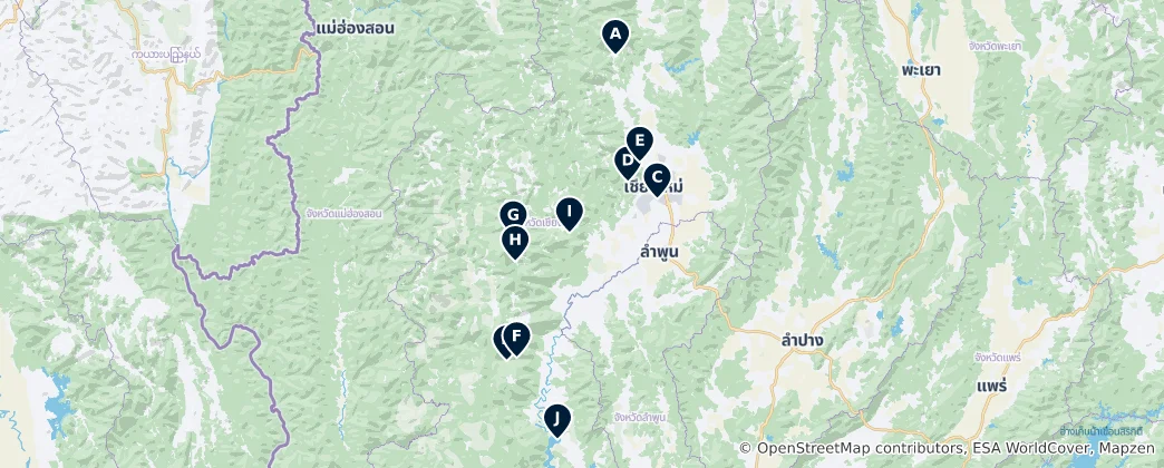 Mapa de Must-See Attractions