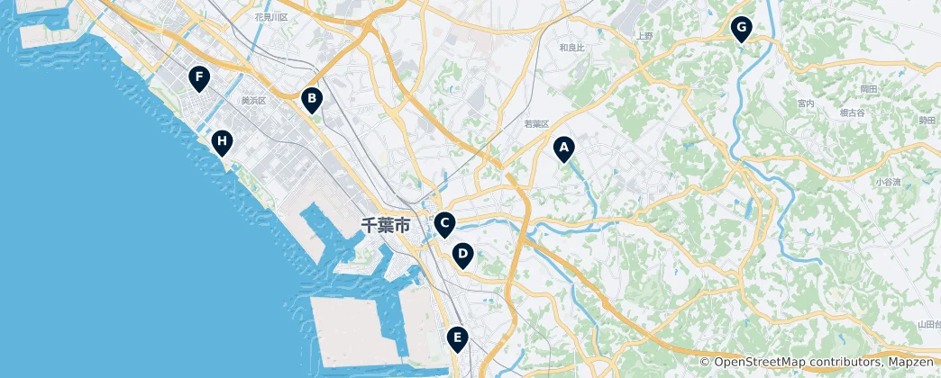 Map of Cultural Heritage Sites