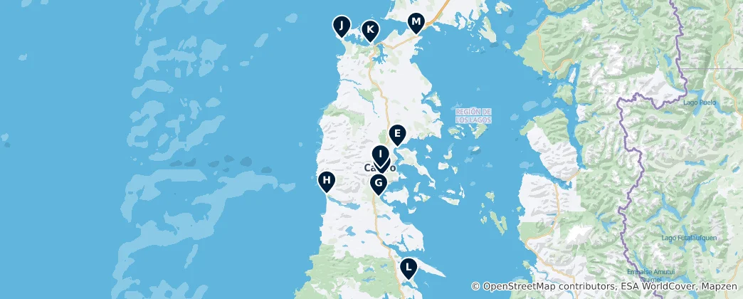 Map of Authentic Regional Flavors