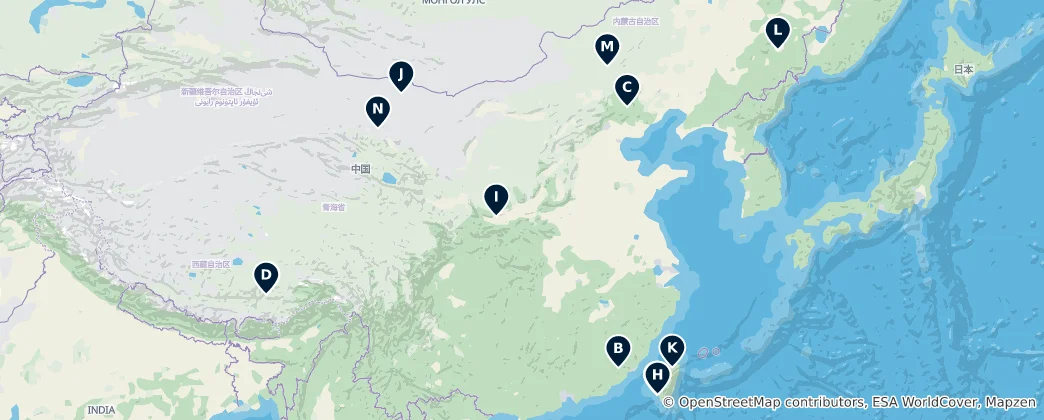 Map of Historic Castles and Heritage Sites