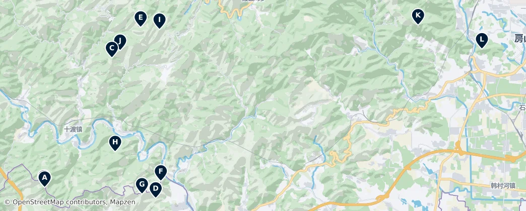 Mountain Peaks & Cliffs — Harita