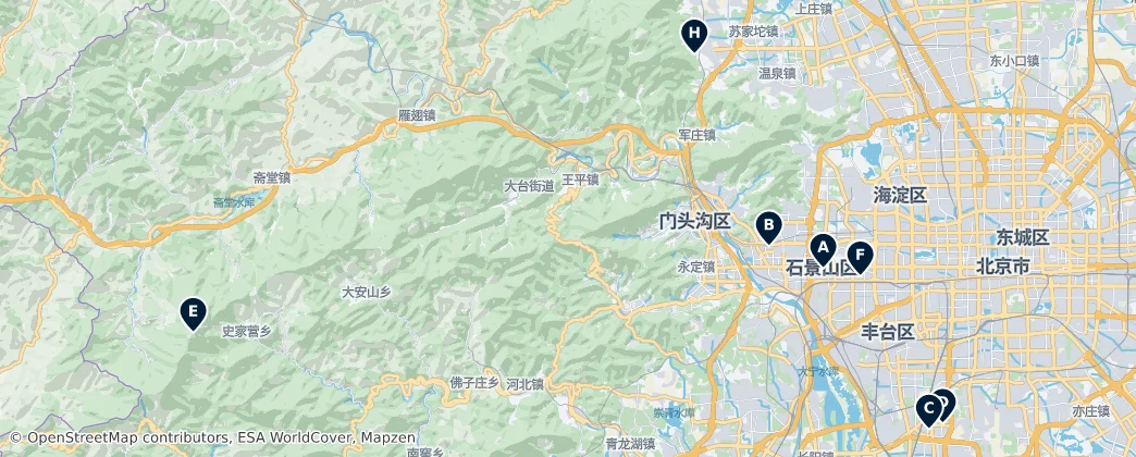Top Chinese Dining & Hot Pot — Map