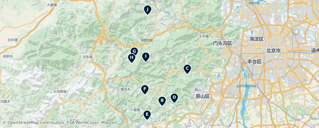 Water & Nature Wonders — mapa