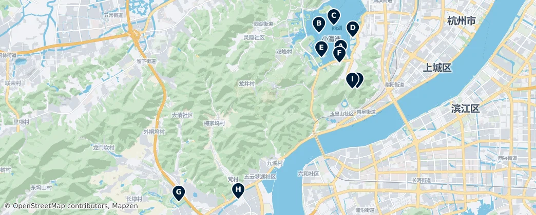 Scenic & Cultural Highlights — Map