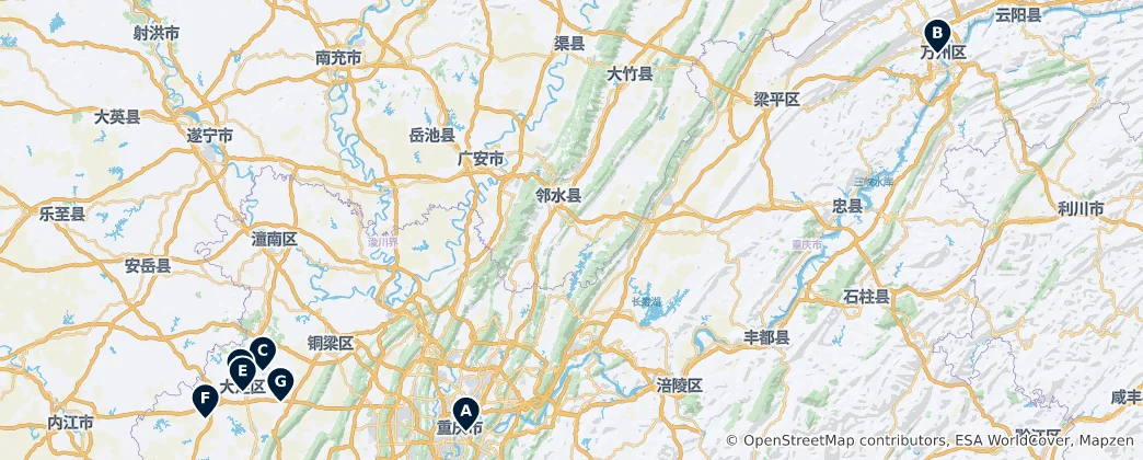 Mapa Hidden Heritage & Ancient Sites