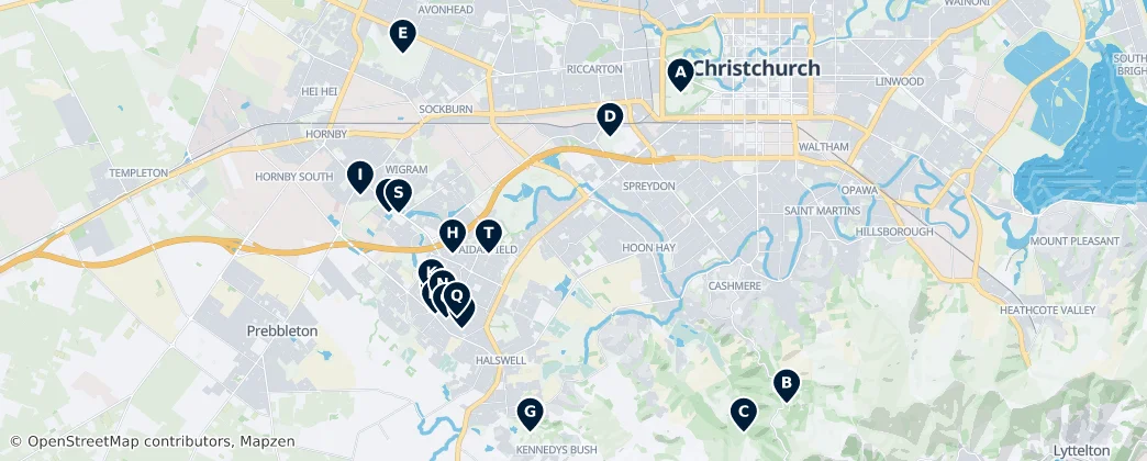 Map of Parks and Gardens