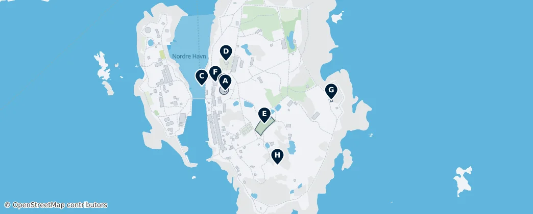 Christiansø Essentials — Térkép