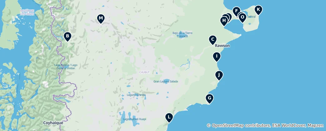 Map of Scenic Viewpoints & Lighthouses