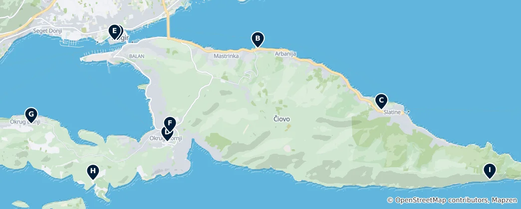 Mappa di Historic Religious Sites