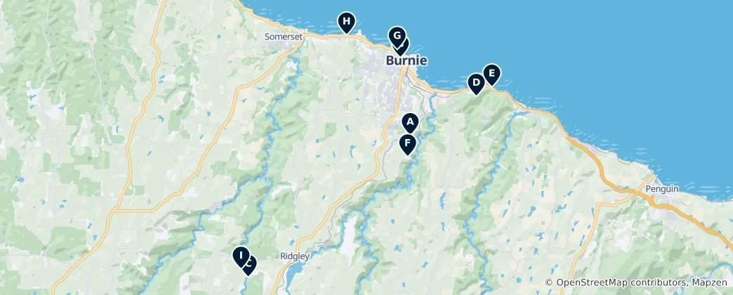 Mappa di Burnie Essentials