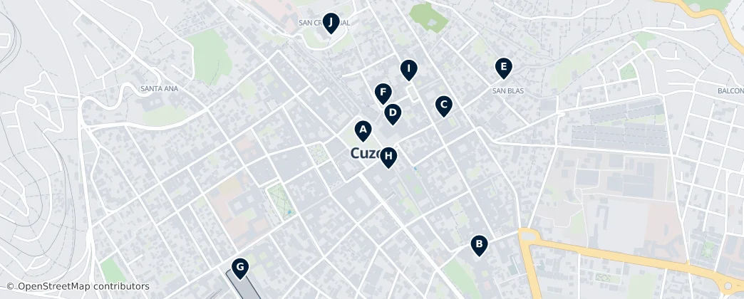 Cusco Essentials — 地图