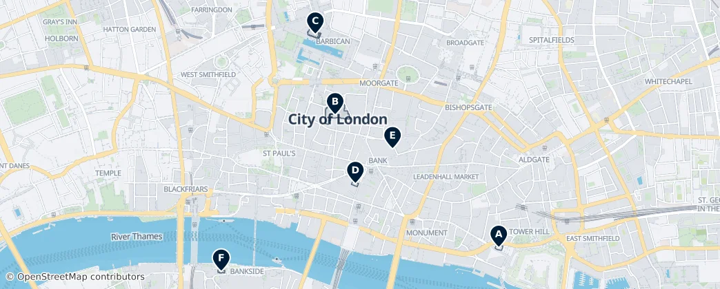 City Art & History — Map