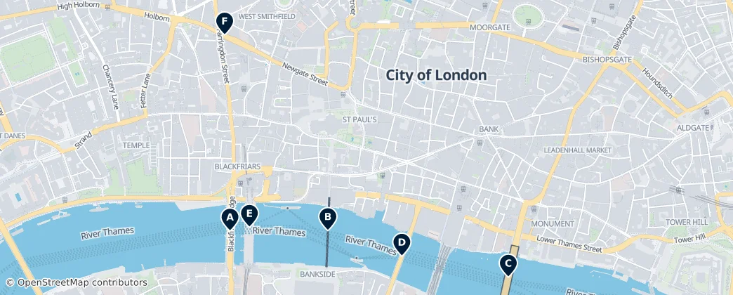 Historic Bridges & Viaducts — Carte