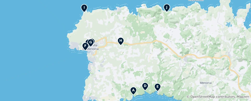Mappa di Ciutadella de Menorca's Absolute Essentials