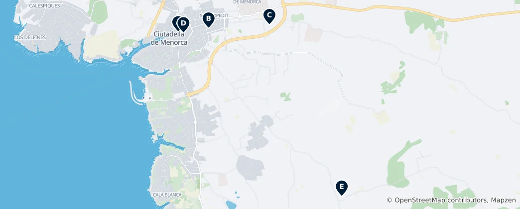 Mapa Sacred Sites and Cemeteries