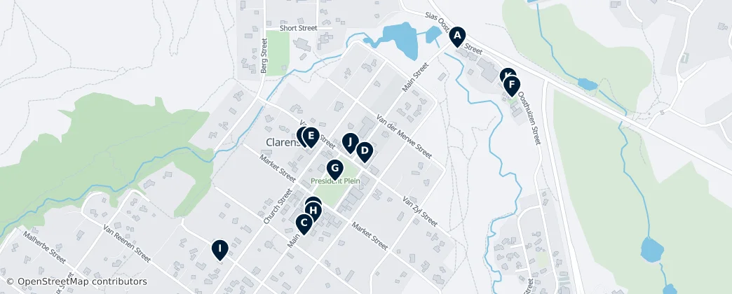 Clarens Essentials — Mappa