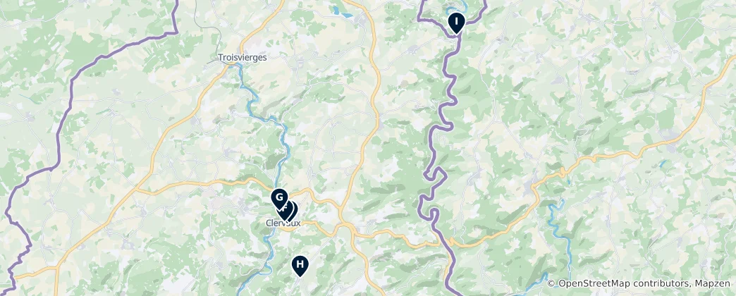 Map of Clervaux Essentials