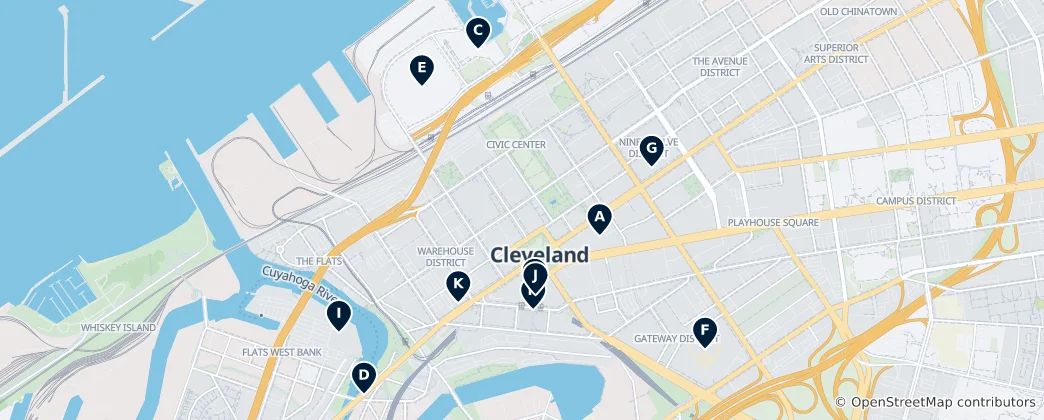 Cleveland's Absolute Essentials 지도