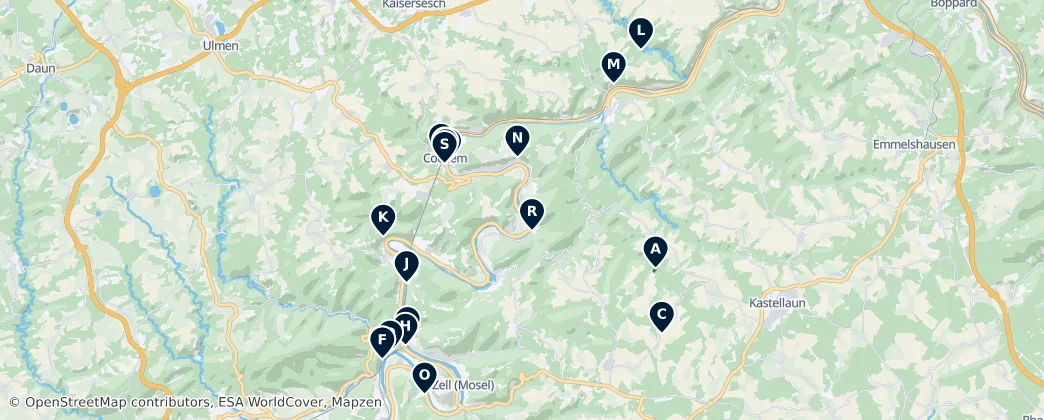Scenic Views and Outdoor Gems — Map