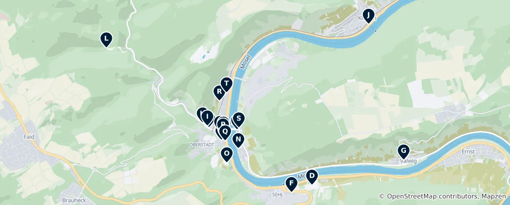 Mapa Cochem's Culinary Delights